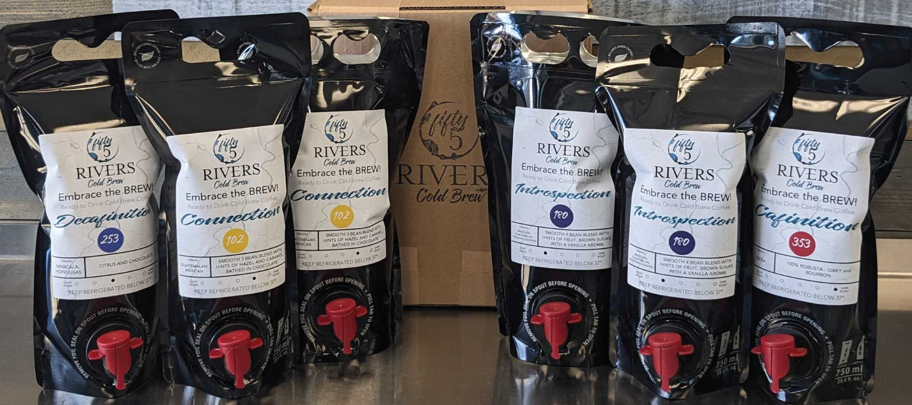 Ready to Drink Cold Brew Coffee - Pouches and Bag in a Box