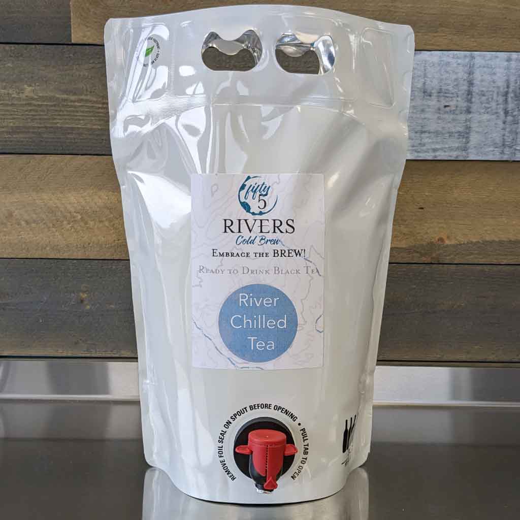 Pre-order River Chilled Black Tea (unsweetened black tea) in a 3L pouch.