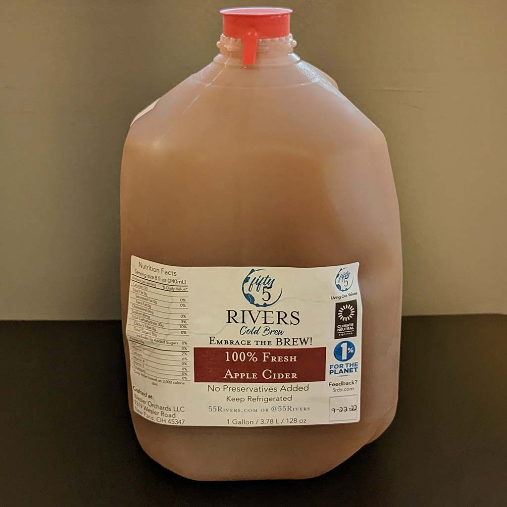 100% Fresh Apple Cider - 1 Gallon