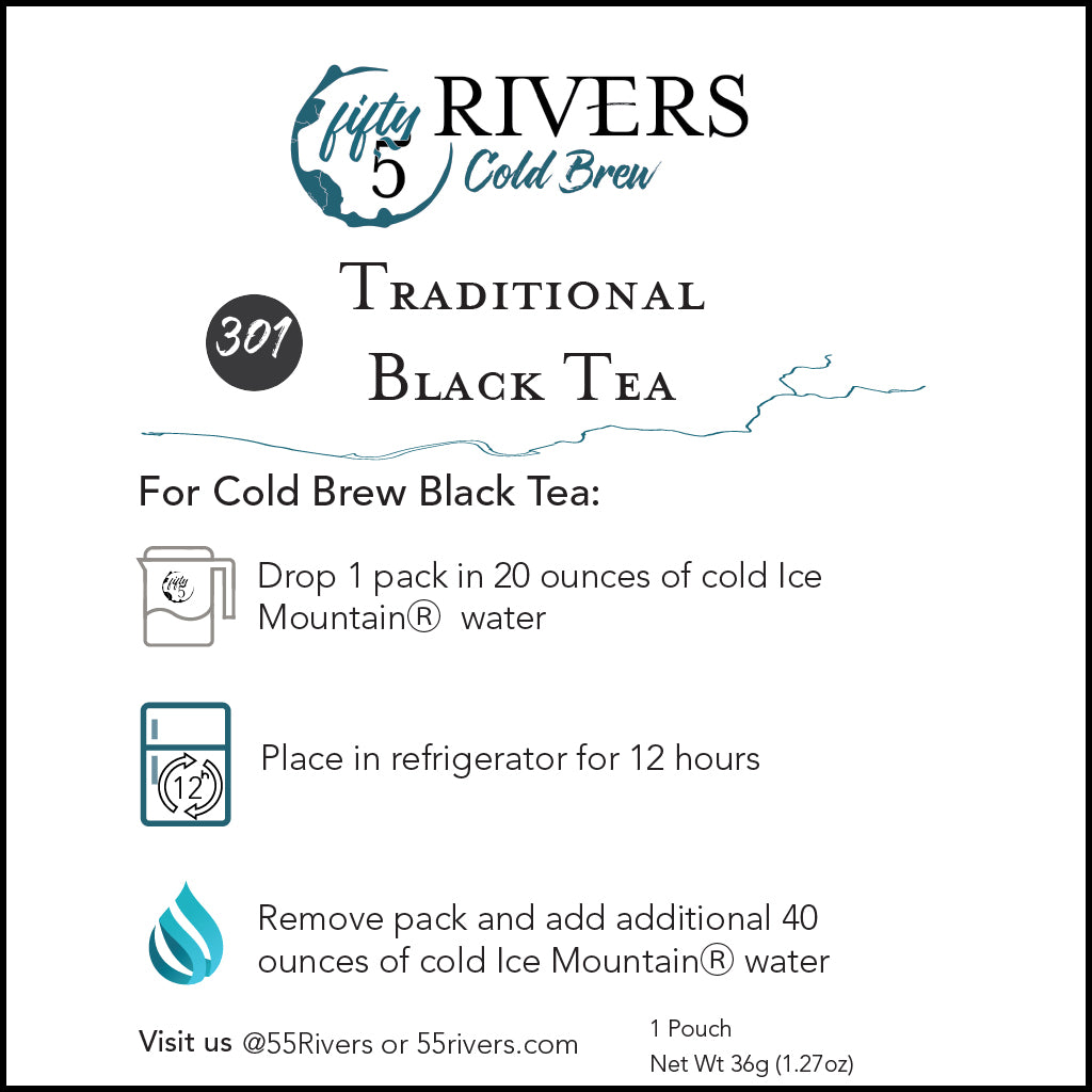 Traditional Cold Brew Black Tea Instructions